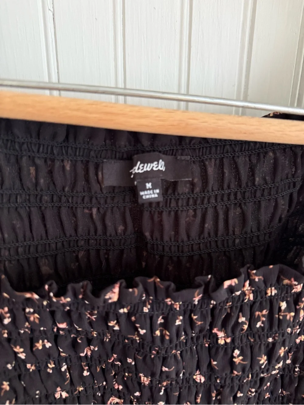 Madewell smocked bodice